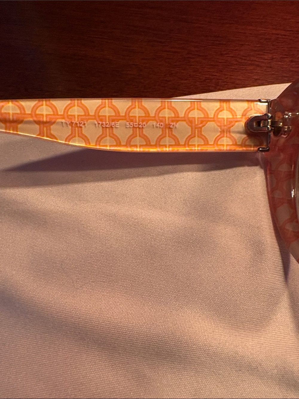 Tory Burch White Oversized Mirrored Cat-Eye Sunglasses - Picture 3 of 7